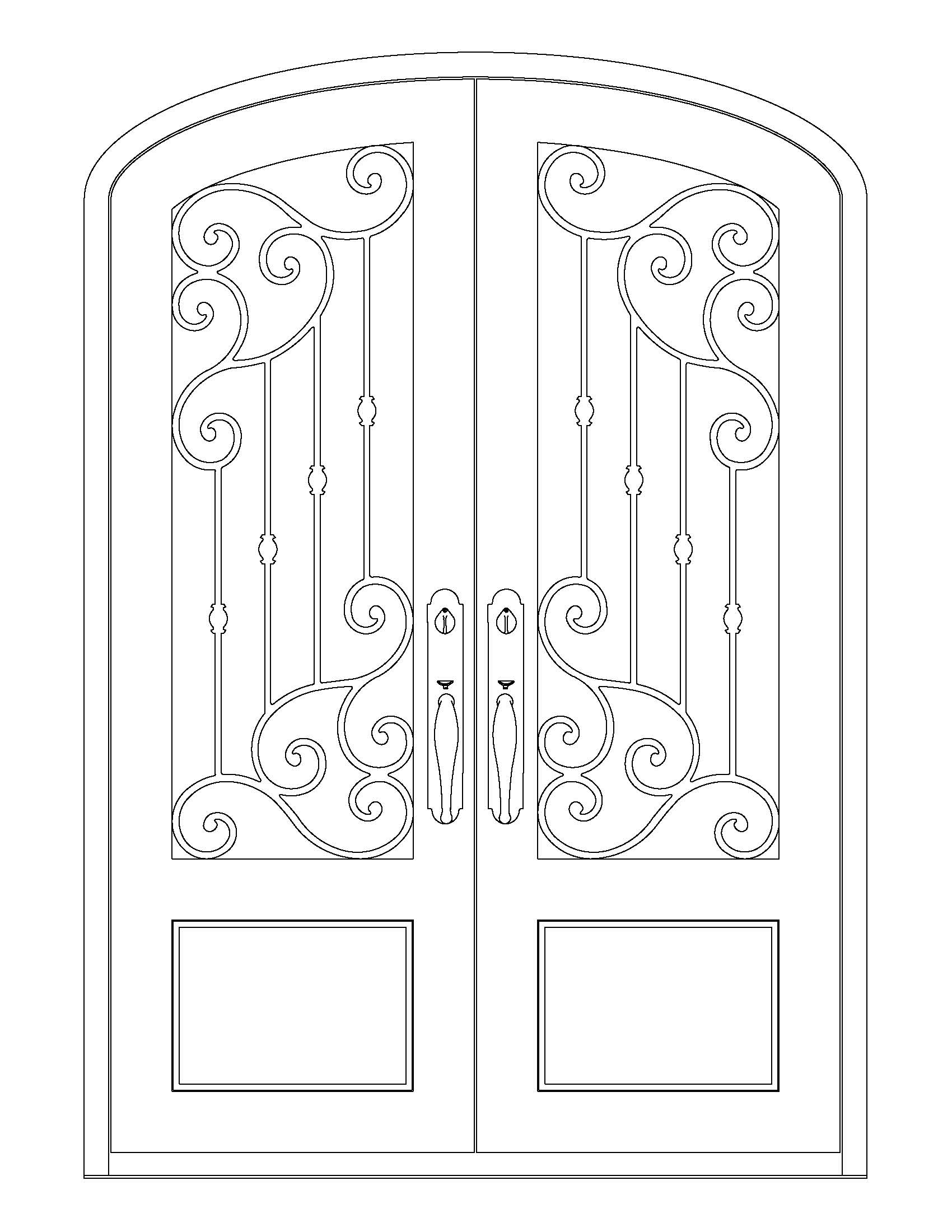 Wrought Iron Doors