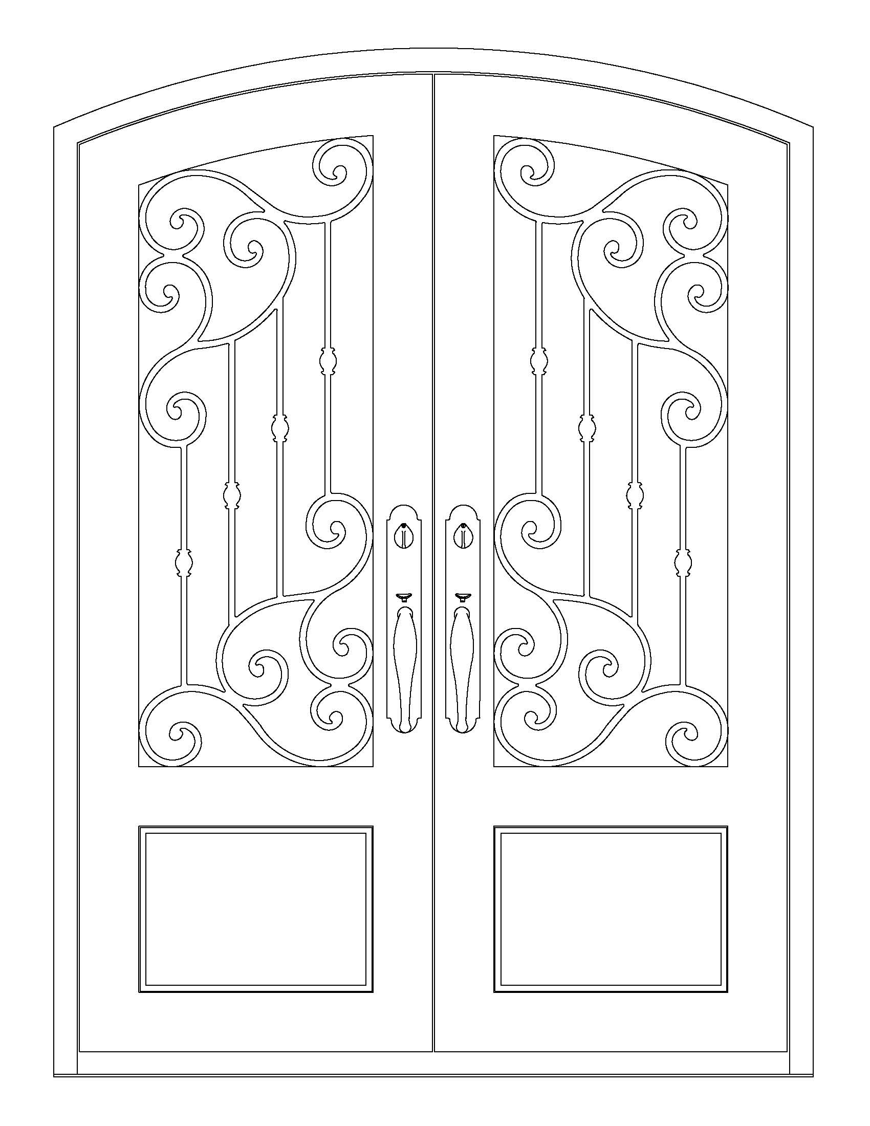 Wrought Iron Doors