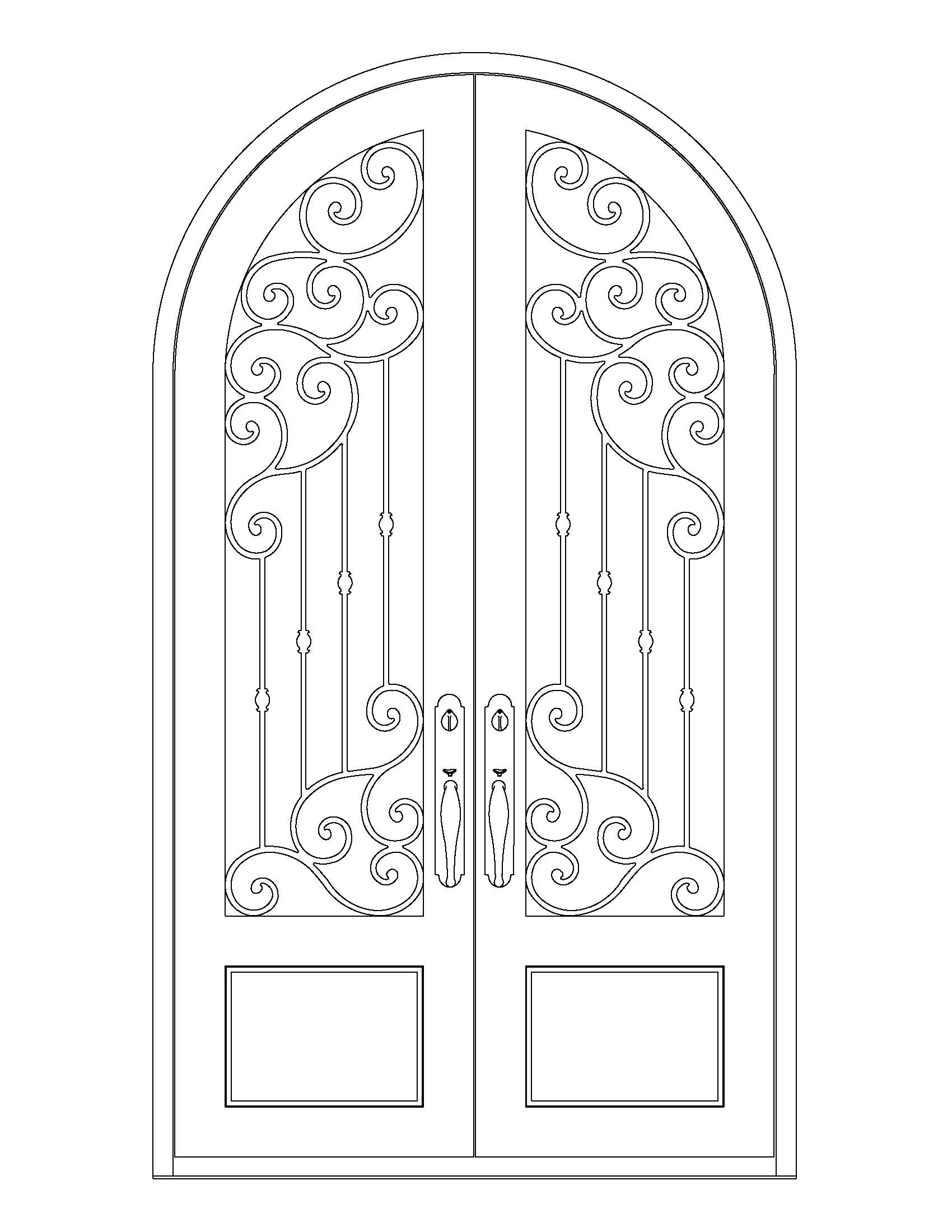 Wrought Iron Doors