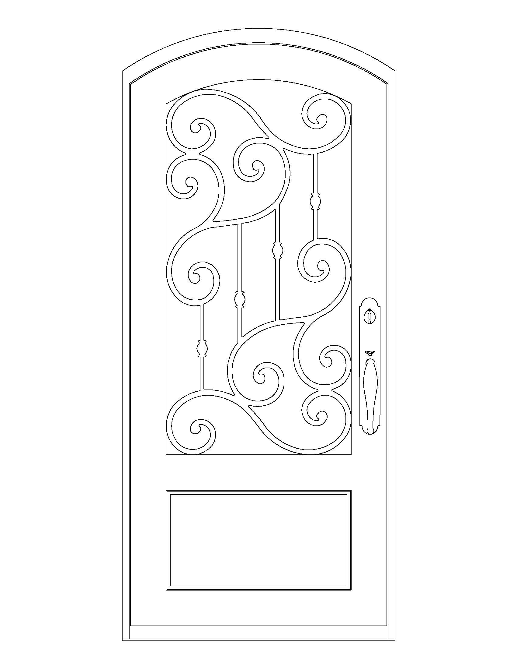 Wrought Iron Doors