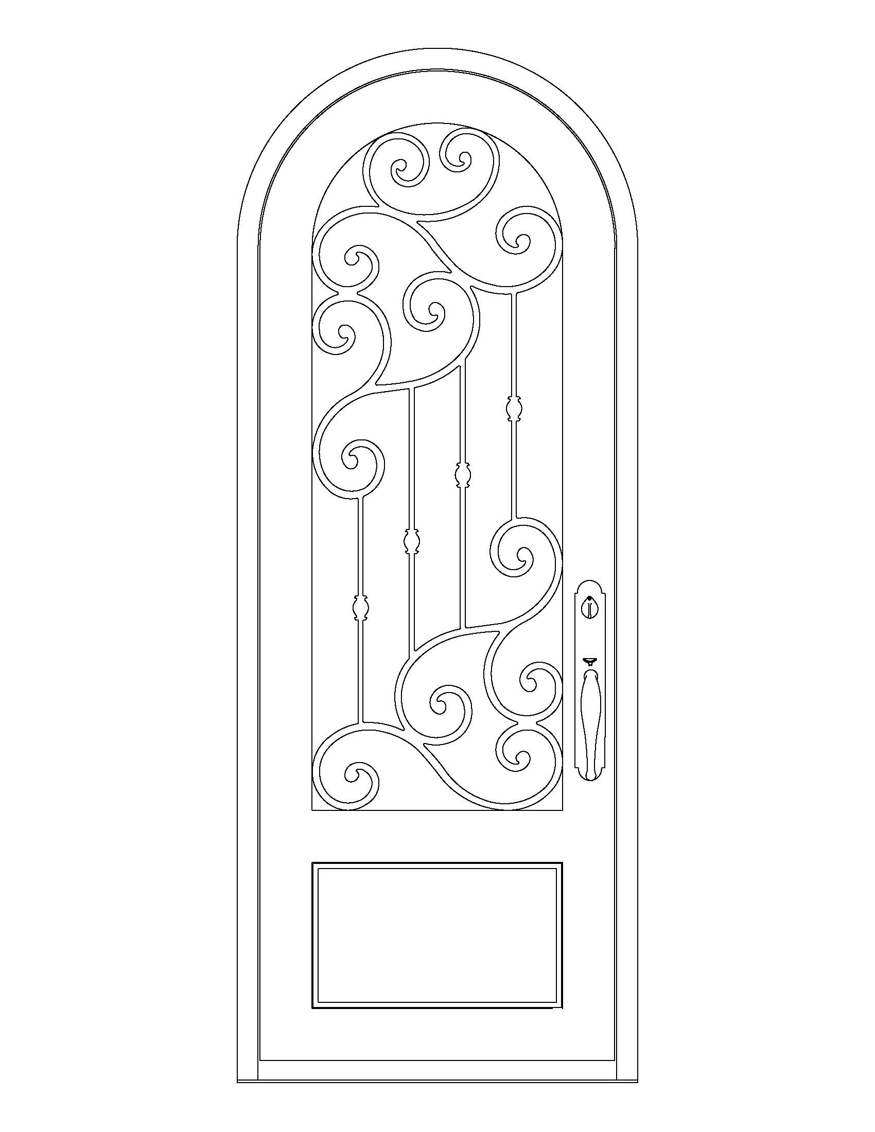 Wrought Iron Doors