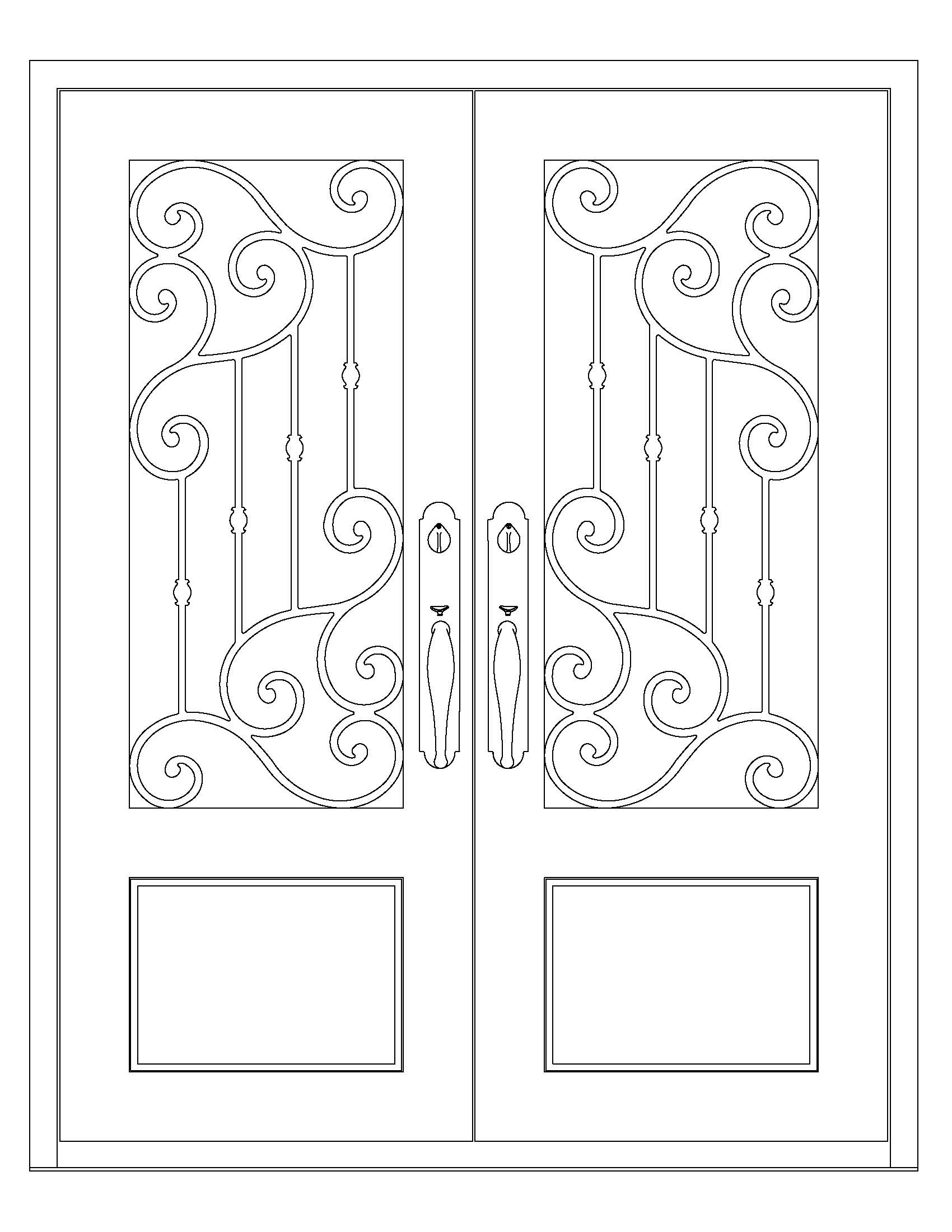 Wrought Iron Doors