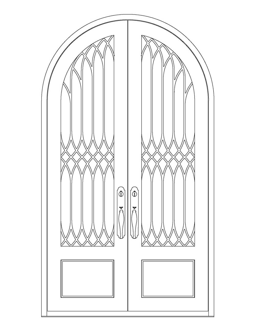 Wrought Iron Doors