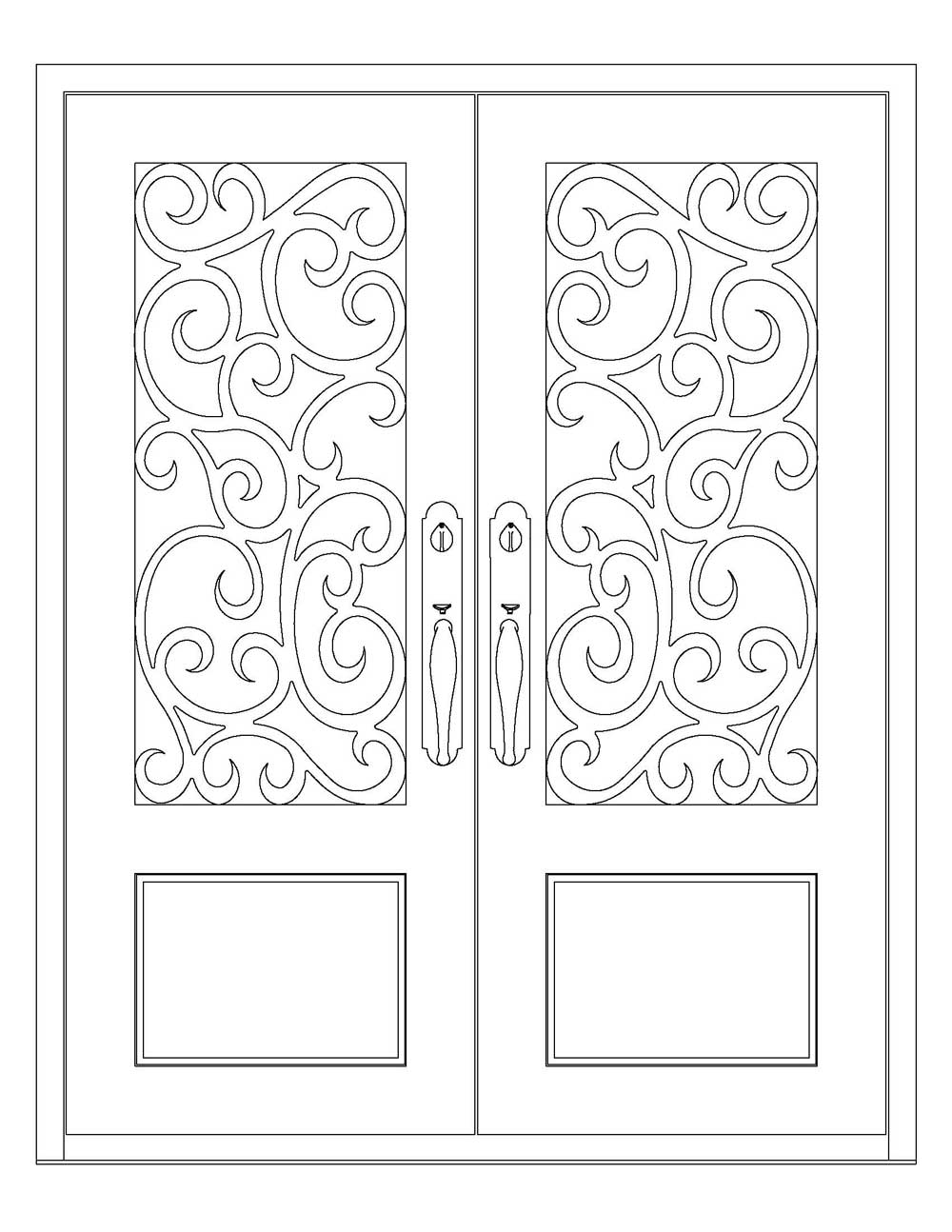 Wrought Iron Doors