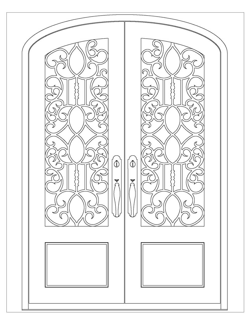 Wrought Iron Doors