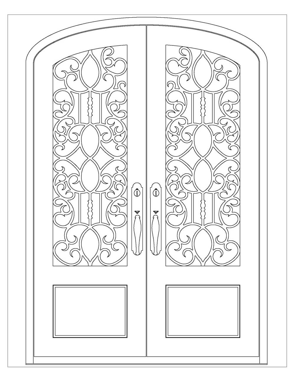 Wrought Iron Doors