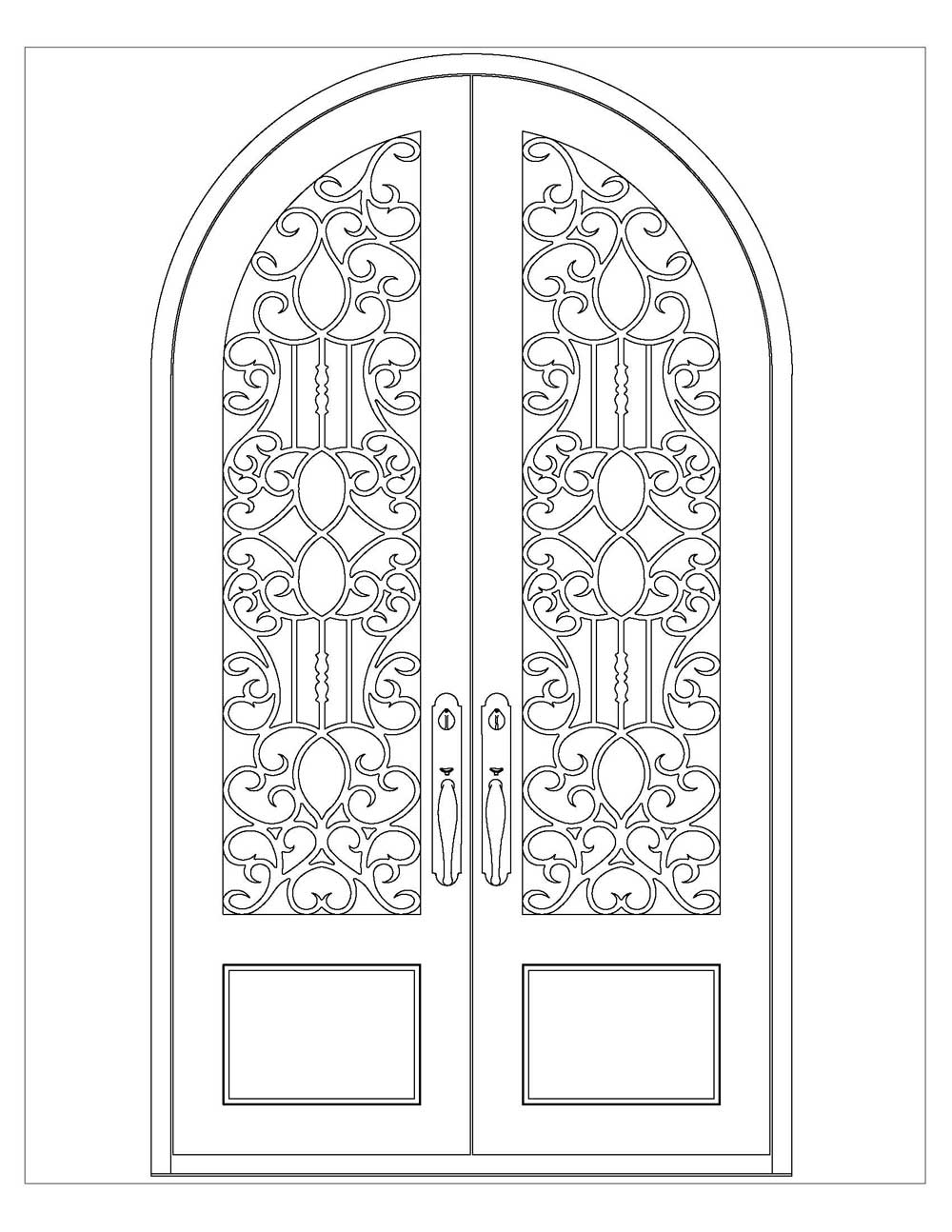 Wrought Iron Doors