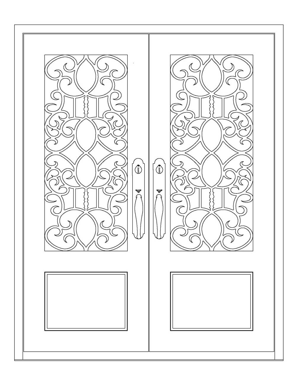 Wrought Iron Doors