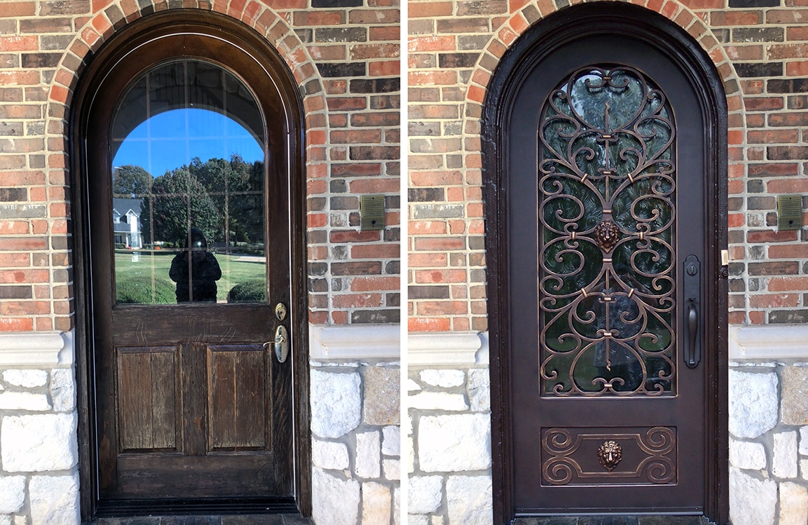 Wrought Iron Entry Doors