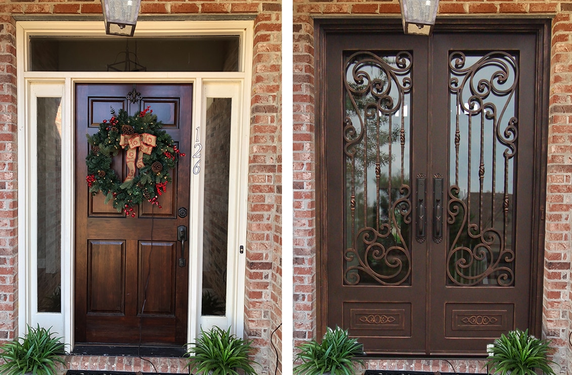 Wrought Iron Entry Doors