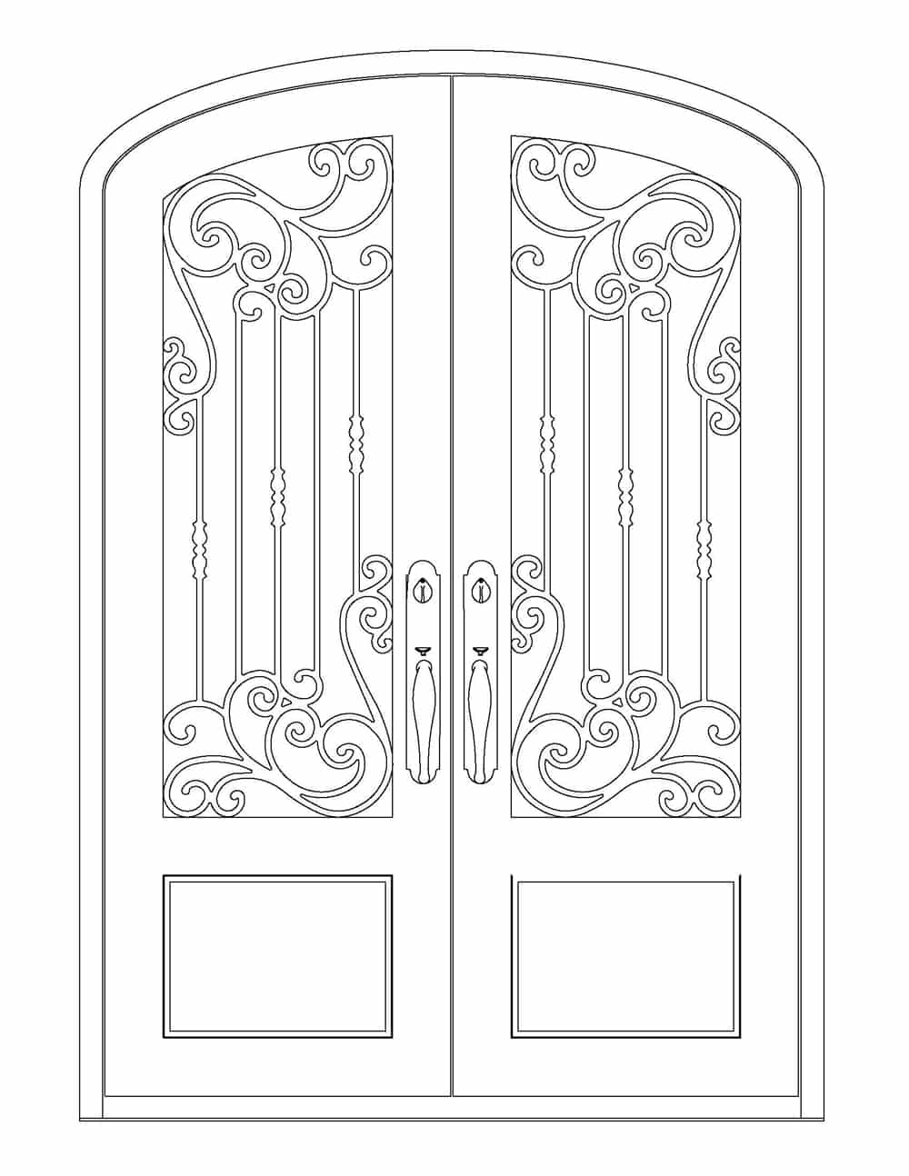 Wrought Iron Doors