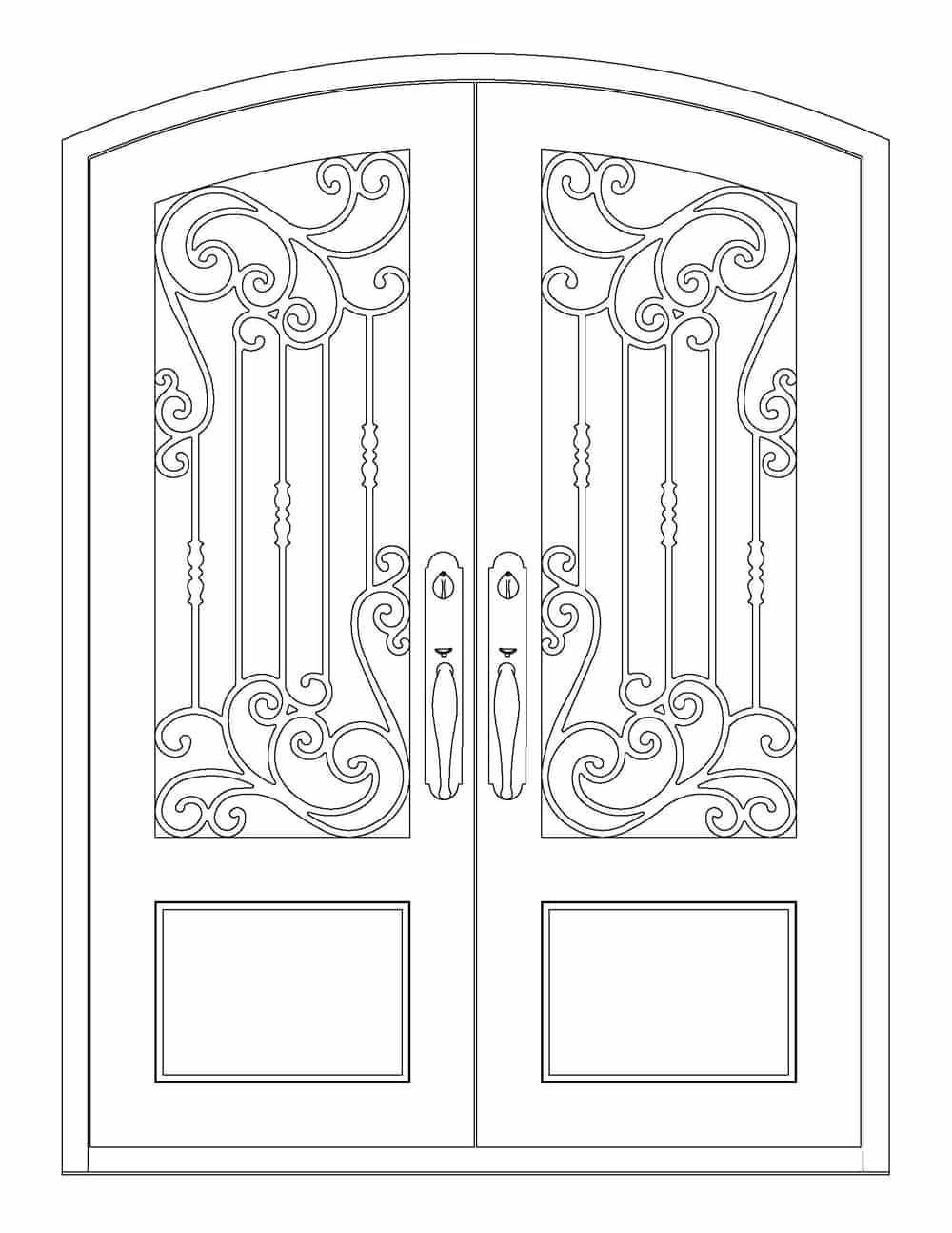 Wrought Iron Doors