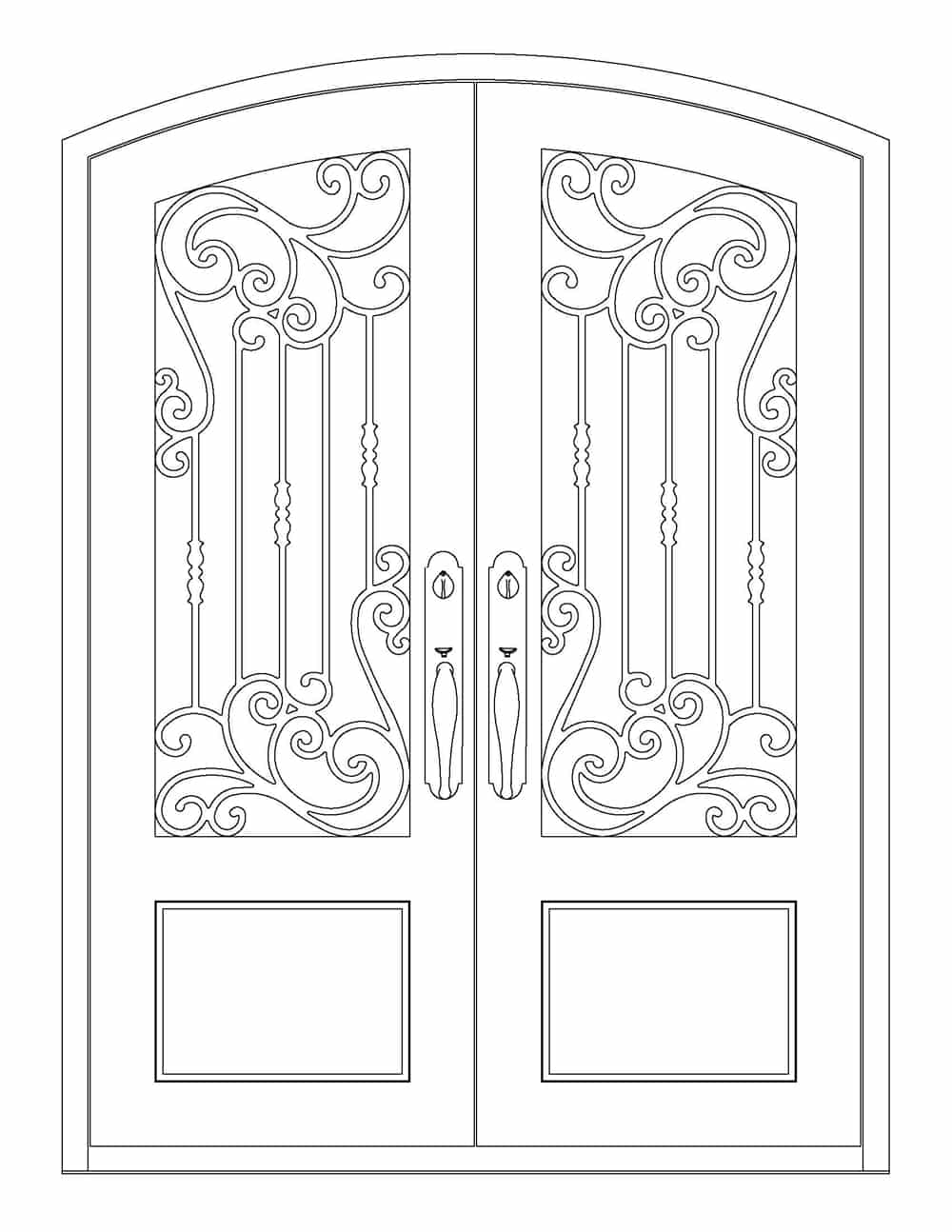 Wrought Iron Doors