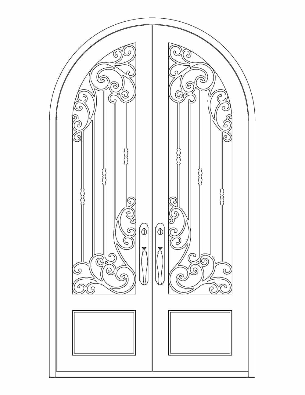 Wrought Iron Doors