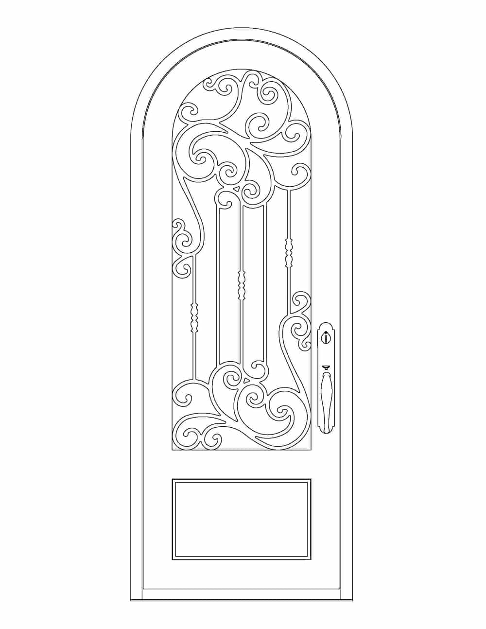 Wrought Iron Doors