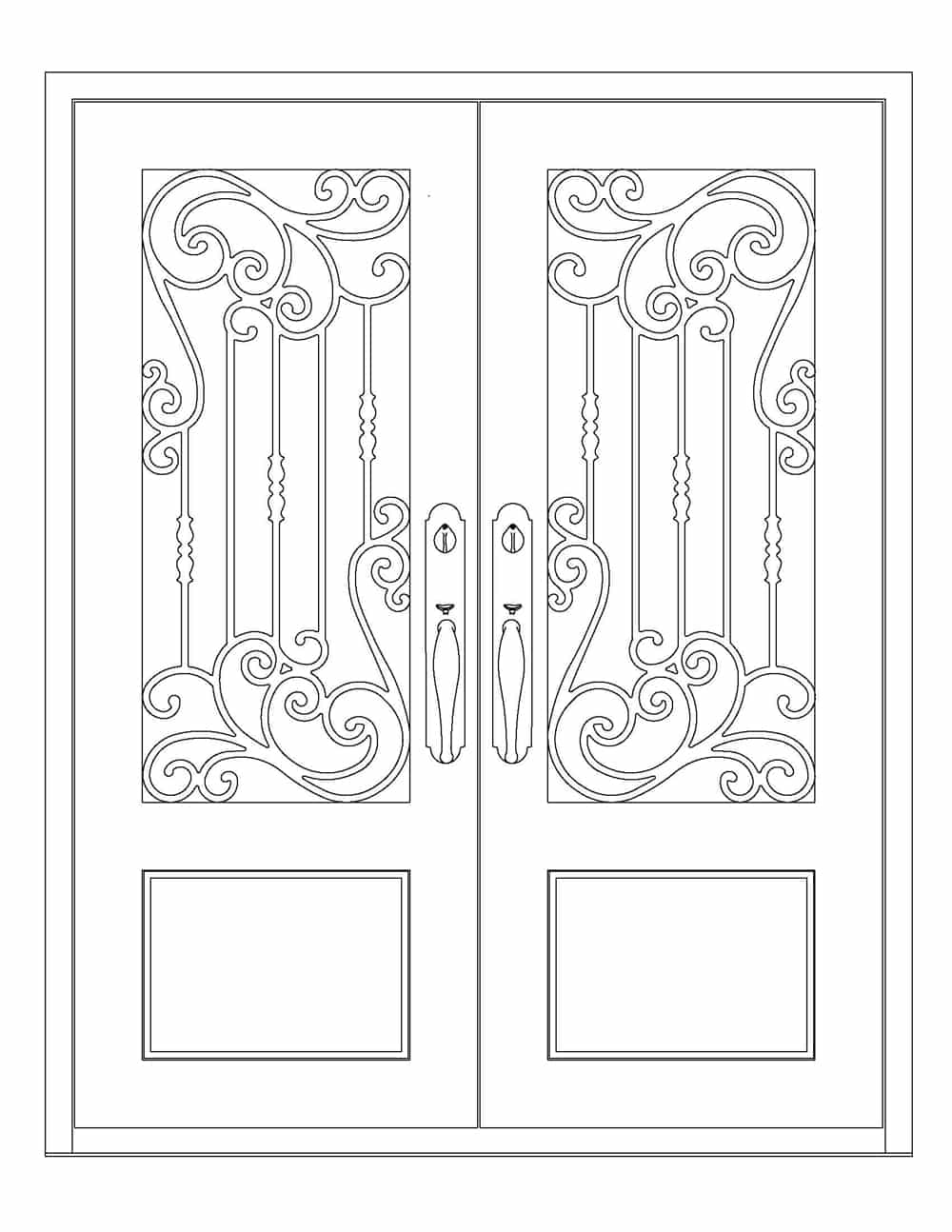 Wrought Iron Doors