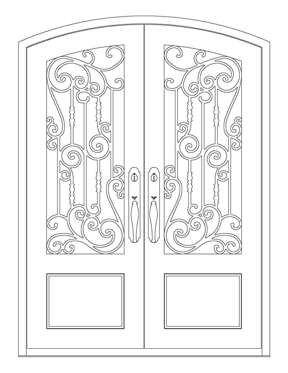 Wrought Iron Doors