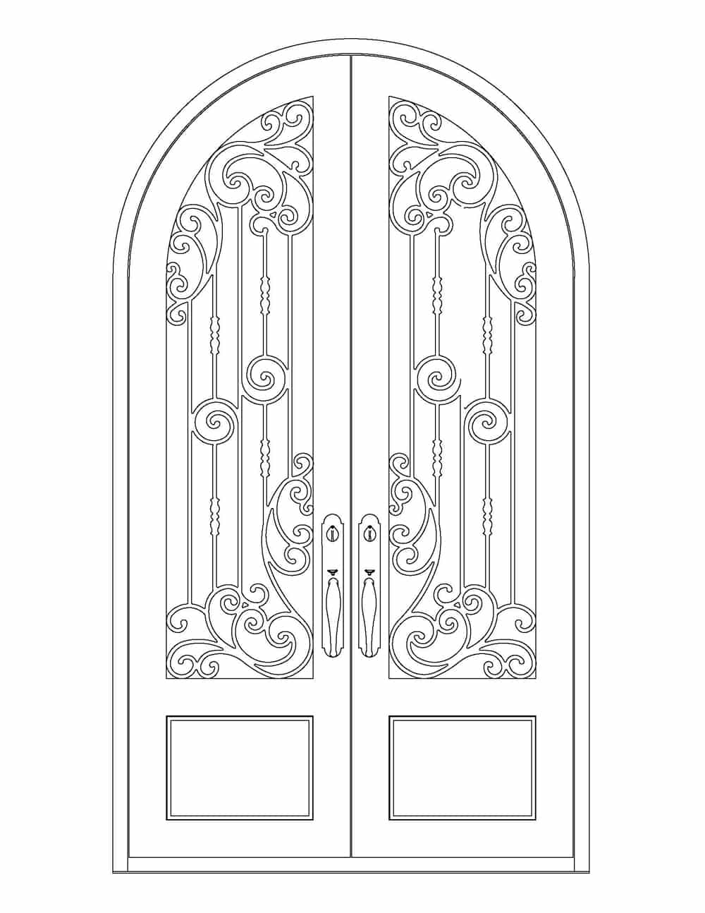 Wrought Iron Doors