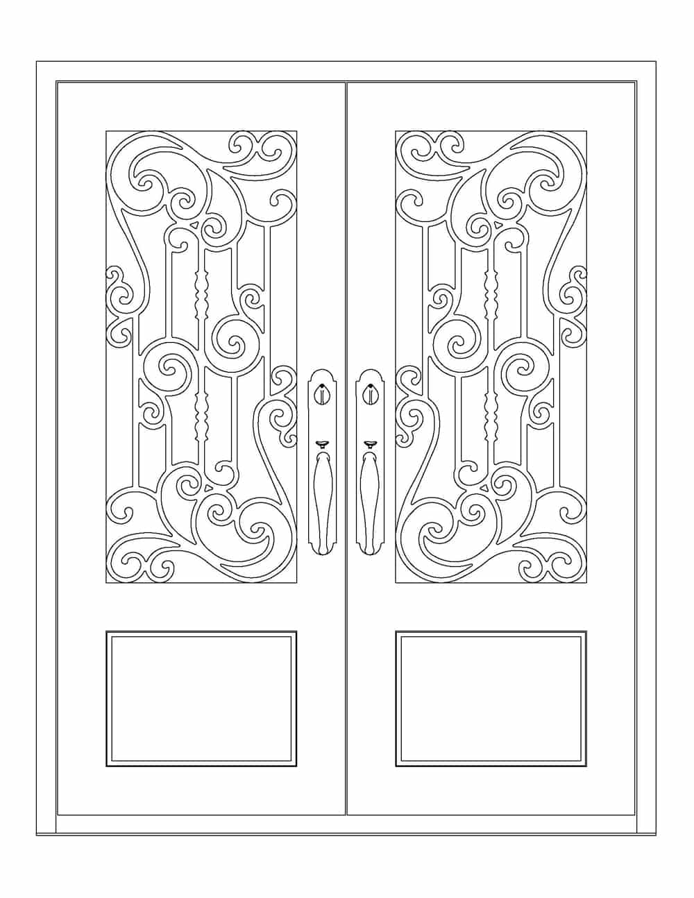 Wrought Iron Doors