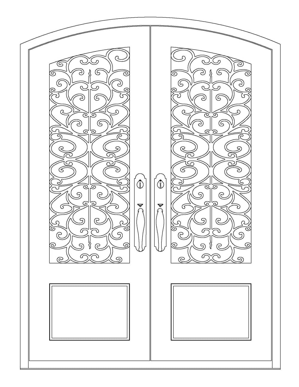 Wrought Iron Doors