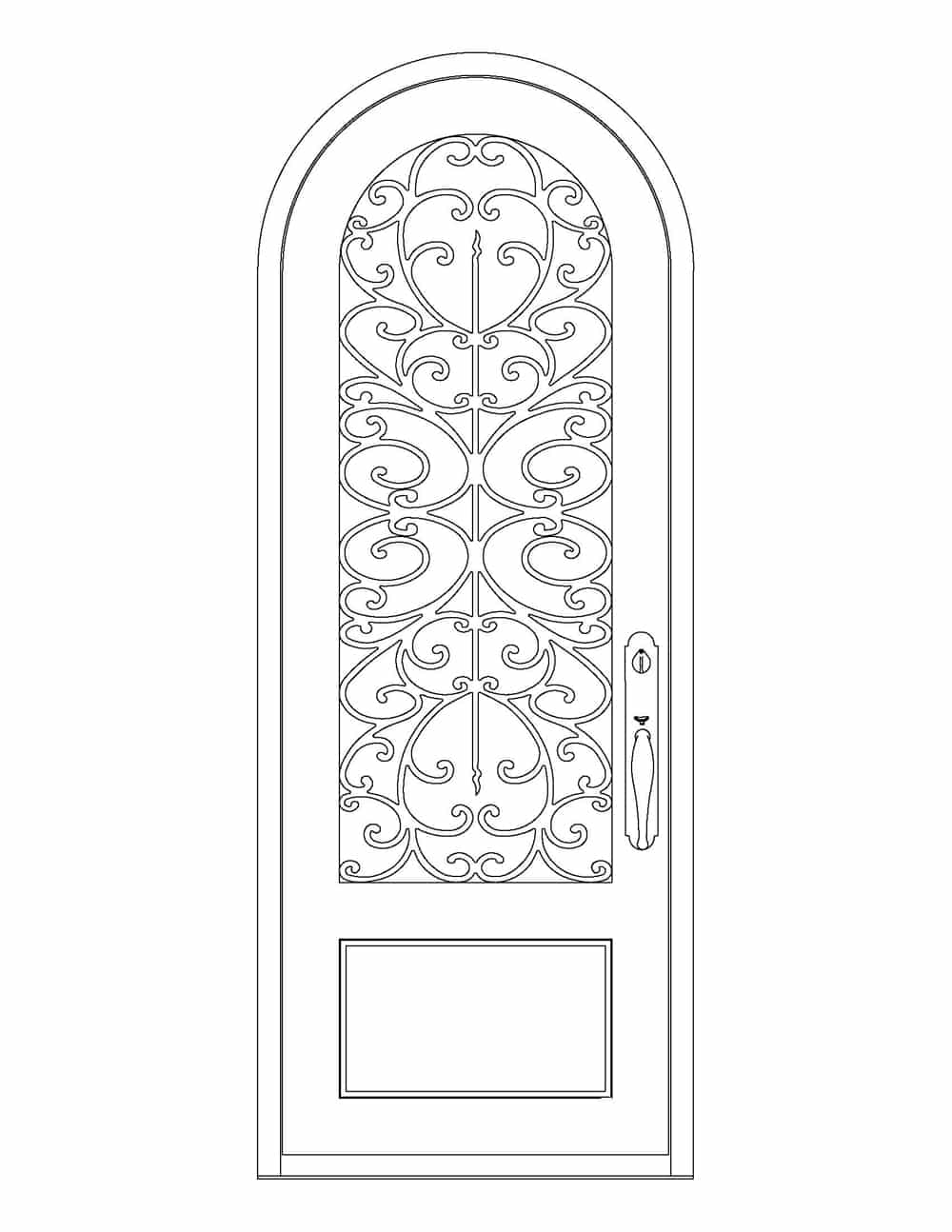 Wrought Iron Doors