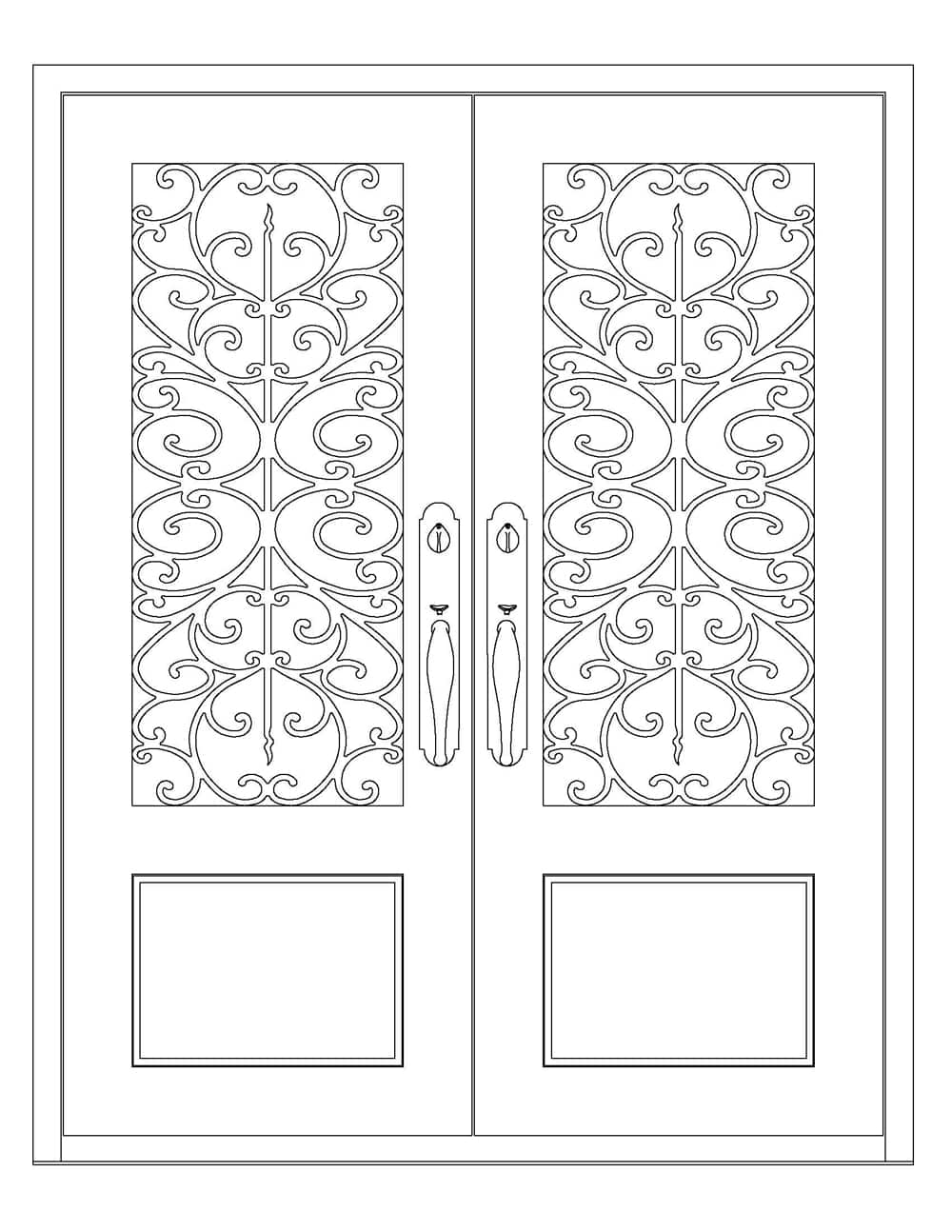 Wrought Iron Doors