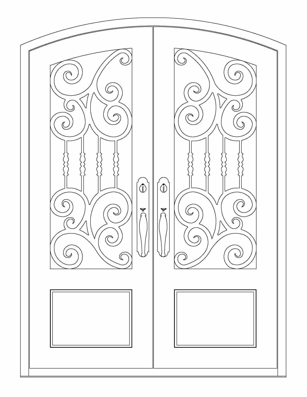 Wrought Iron Doors