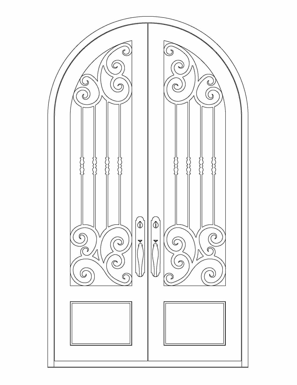 Wrought Iron Doors