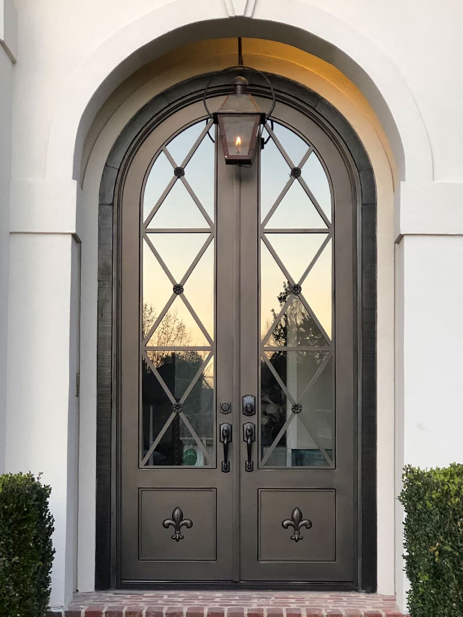 wrought iron doors