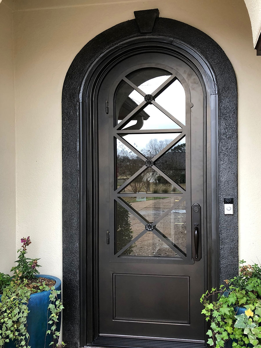 wrought iron doors